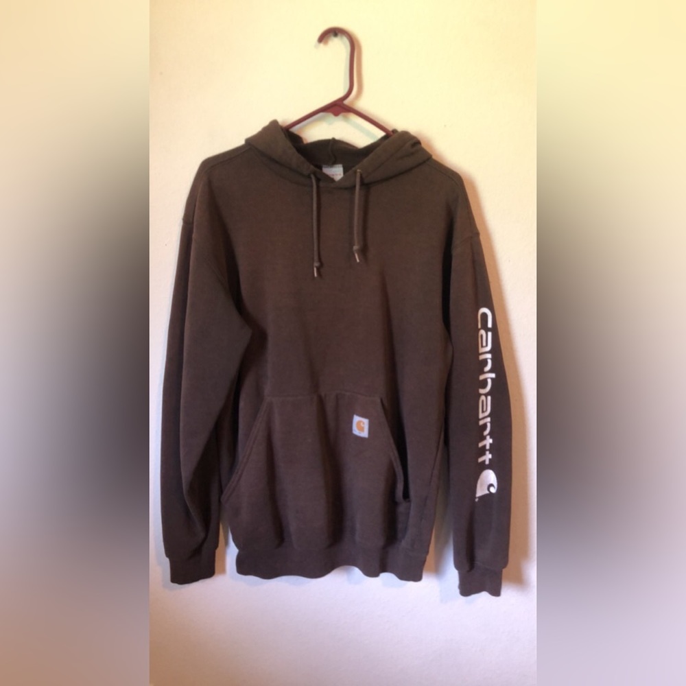 Brown Carhartt hoodie